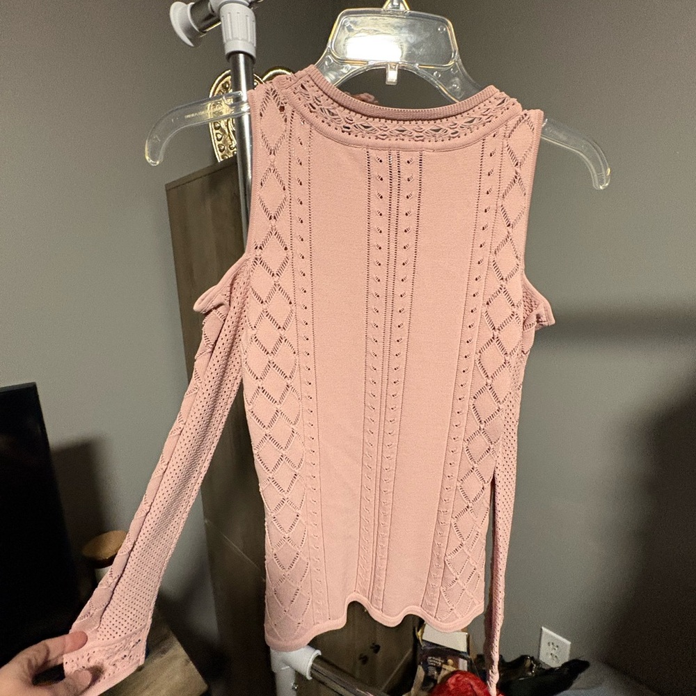 BCBG Powder Pink Sweater - Picture 3 of 7